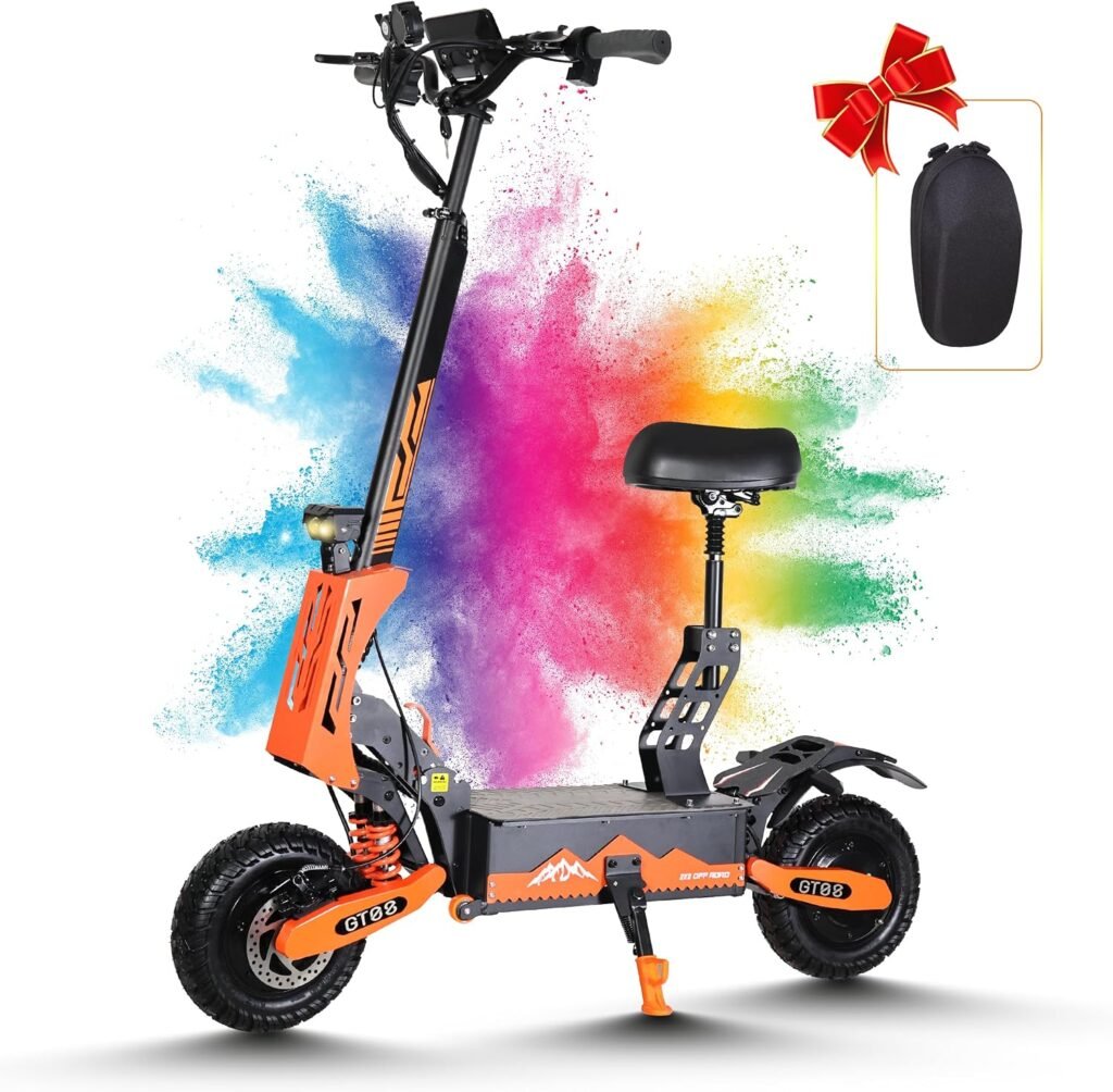 GT-08 Electric Scooter Adults – 5600W Dual Motor, Up to 46MPH & 43 Miles Range
