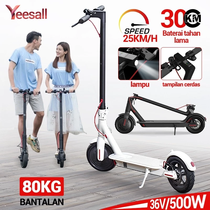 Skuter Elektrik Lipat โ Sepeda Listrik Electric Scooter 36V 500W