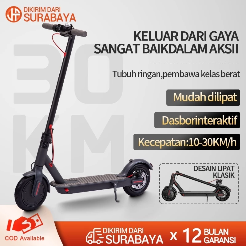 Skuter Listrik Lipat / Electric Scooter 8,5 Inch โ 36V 350W